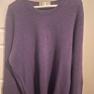 Brunello Cucinelli Purple Crew Neck Sweater